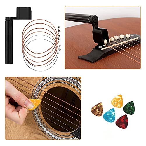 72PCS Guitar Repairing Maintenance Tool Kit with Strings Picks J795427