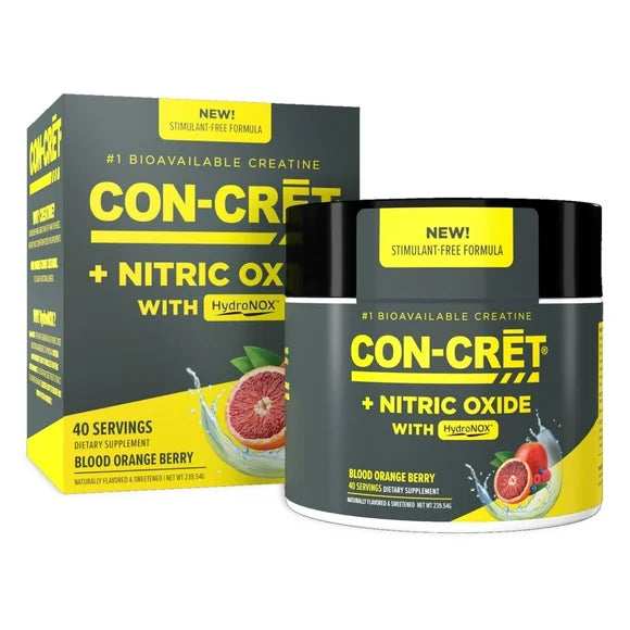Creatine HCl Nitric Oxide Supplement Blood Orange Berry 40 Serv D839847