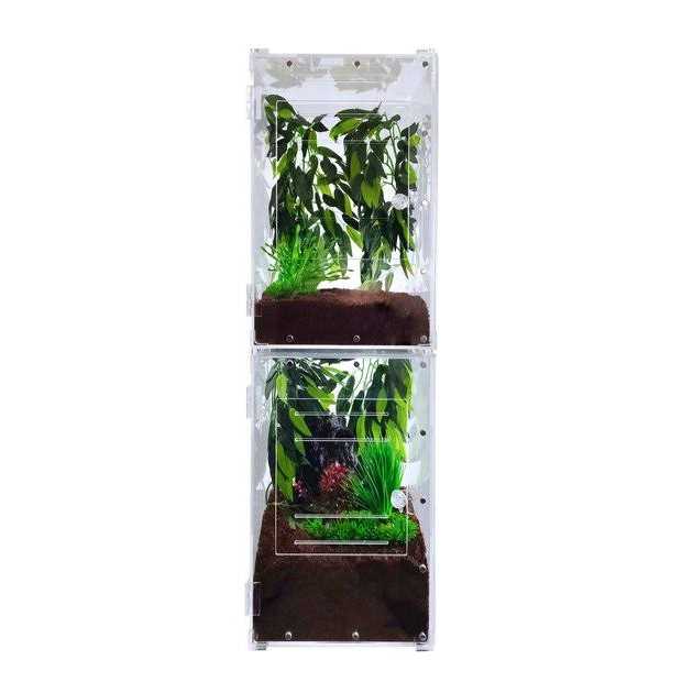 Acrylic Reptile Enclosure Front-Opening 8x8x12 Z72735