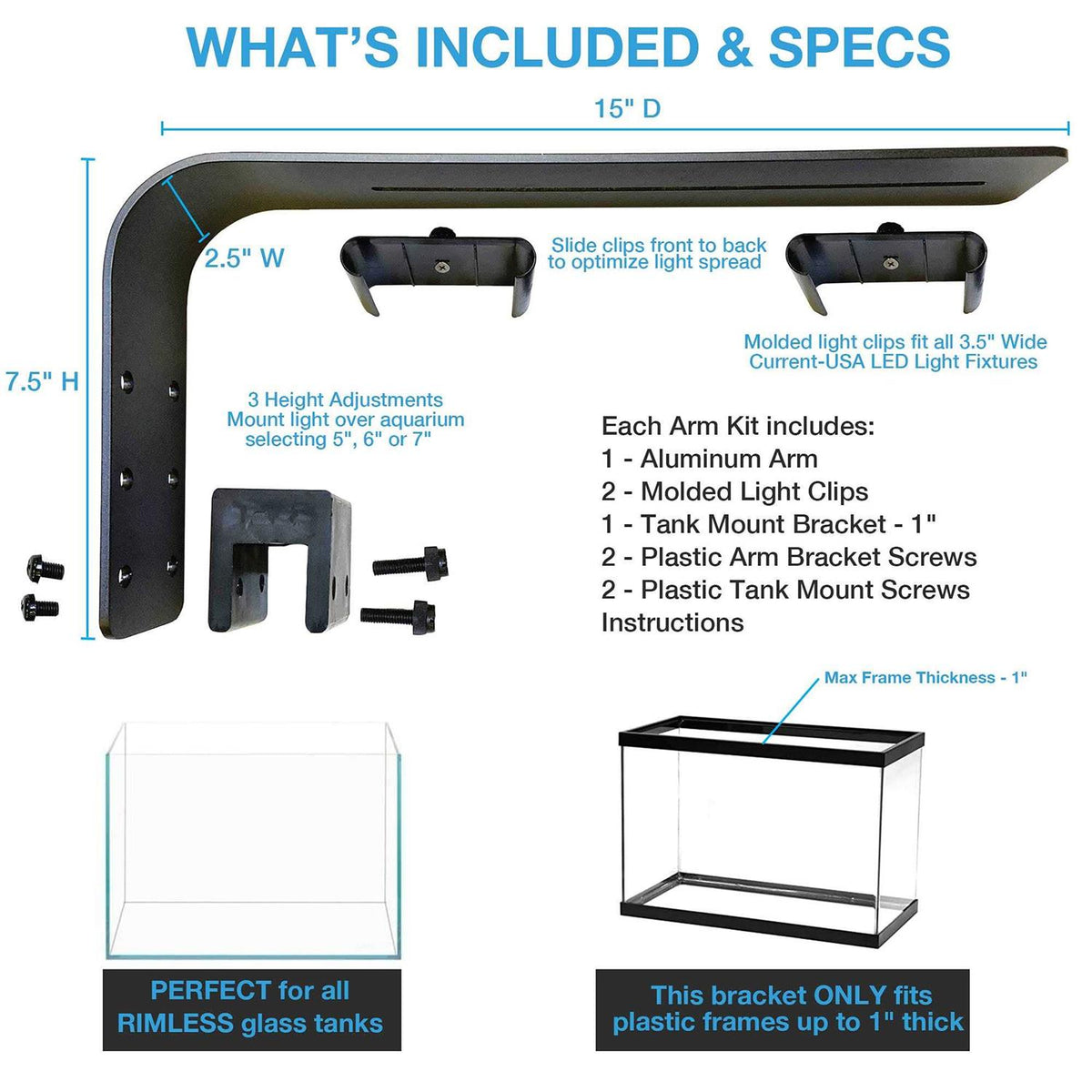 Adjustable Tank Mount Bracket D884