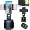 Pack of 2 Auto Face Tracking Phone Holder with Remote and Fill Light I69028