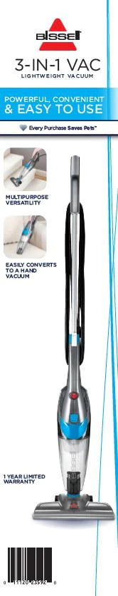 3-in-1 Lightweight Corded Stick Vacuum N925424