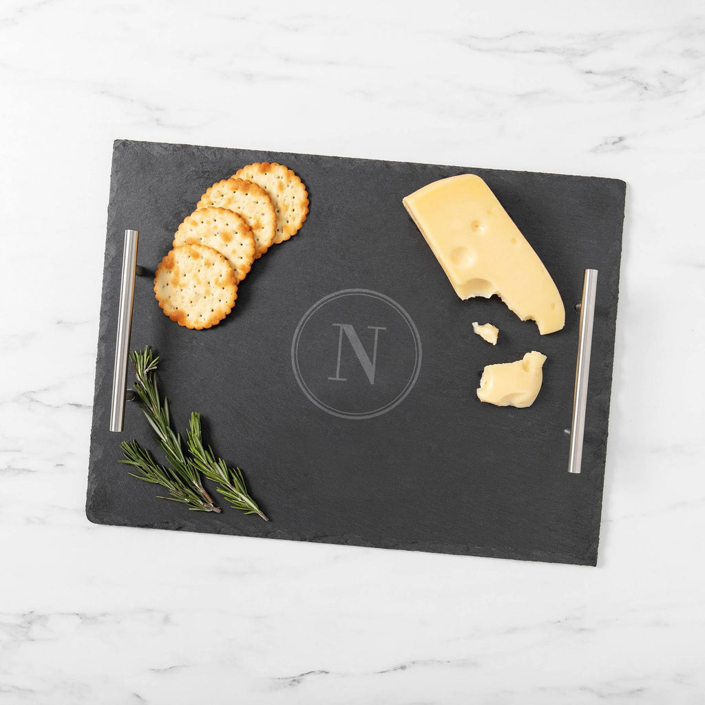 Personalized Tray with Metal Handles P58152