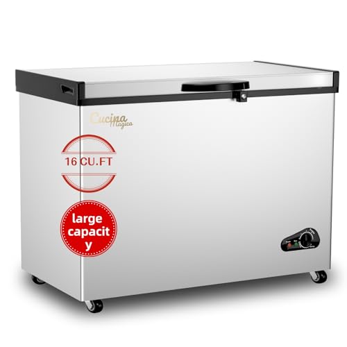 10 Cu Ft Chest Freezer with Removable Basket and Adjustable Thermostat A358562
