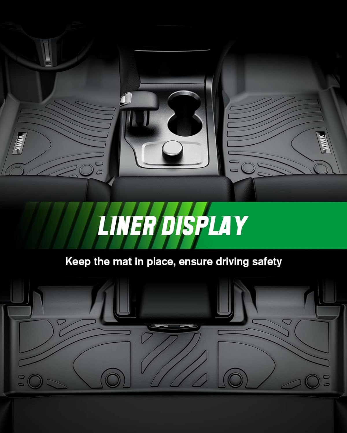Black TPE Car Floor Mats Y301