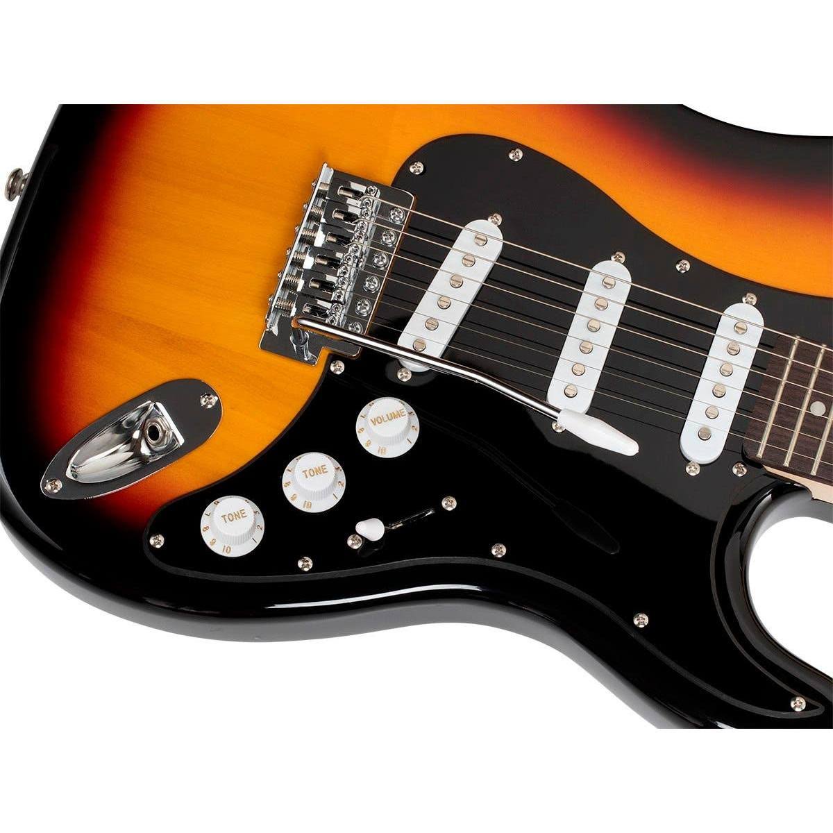 Sunburst Electric Guitar with Gig Bag R343