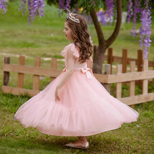 Tulle Gown Girls Long Princess Dress U989