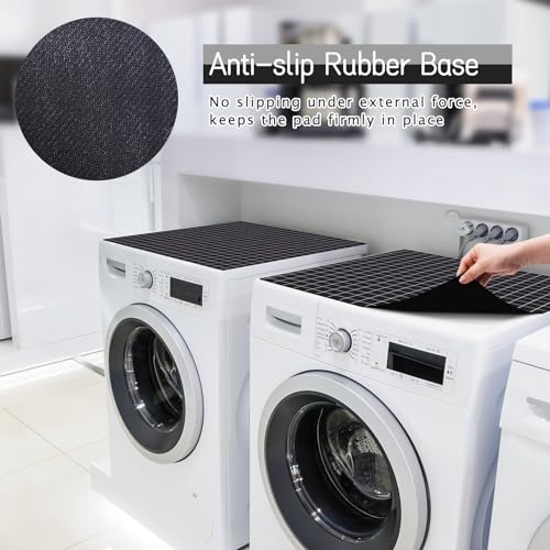 23.6 x 23.6 inches Anti-Slip Washing Machine Top Cover with Storage Bags T856973
