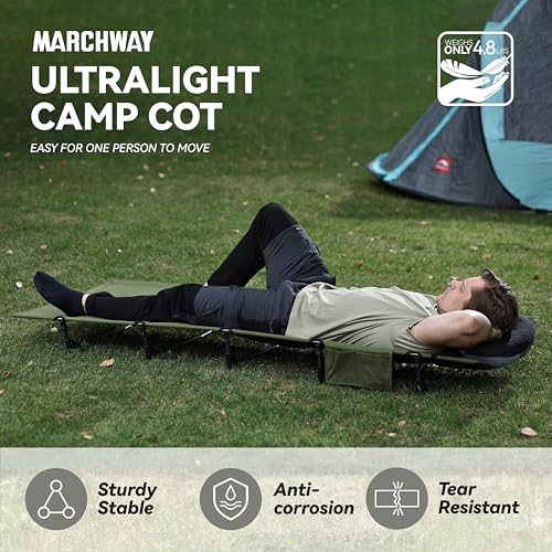 Ultralight Folding Camping Cot Bed M805874
