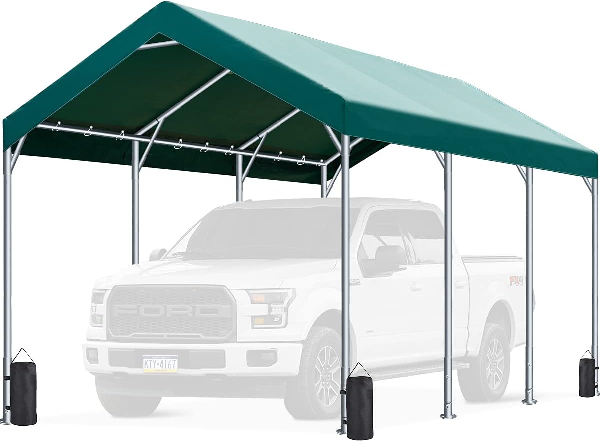 10 x 20 ft Heavy Duty Carport Canopy G355