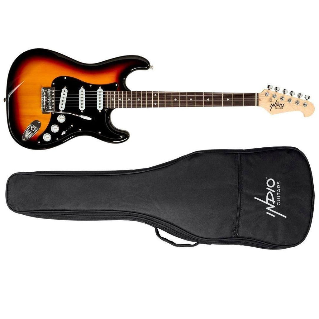 Sunburst Electric Guitar with Gig Bag R343