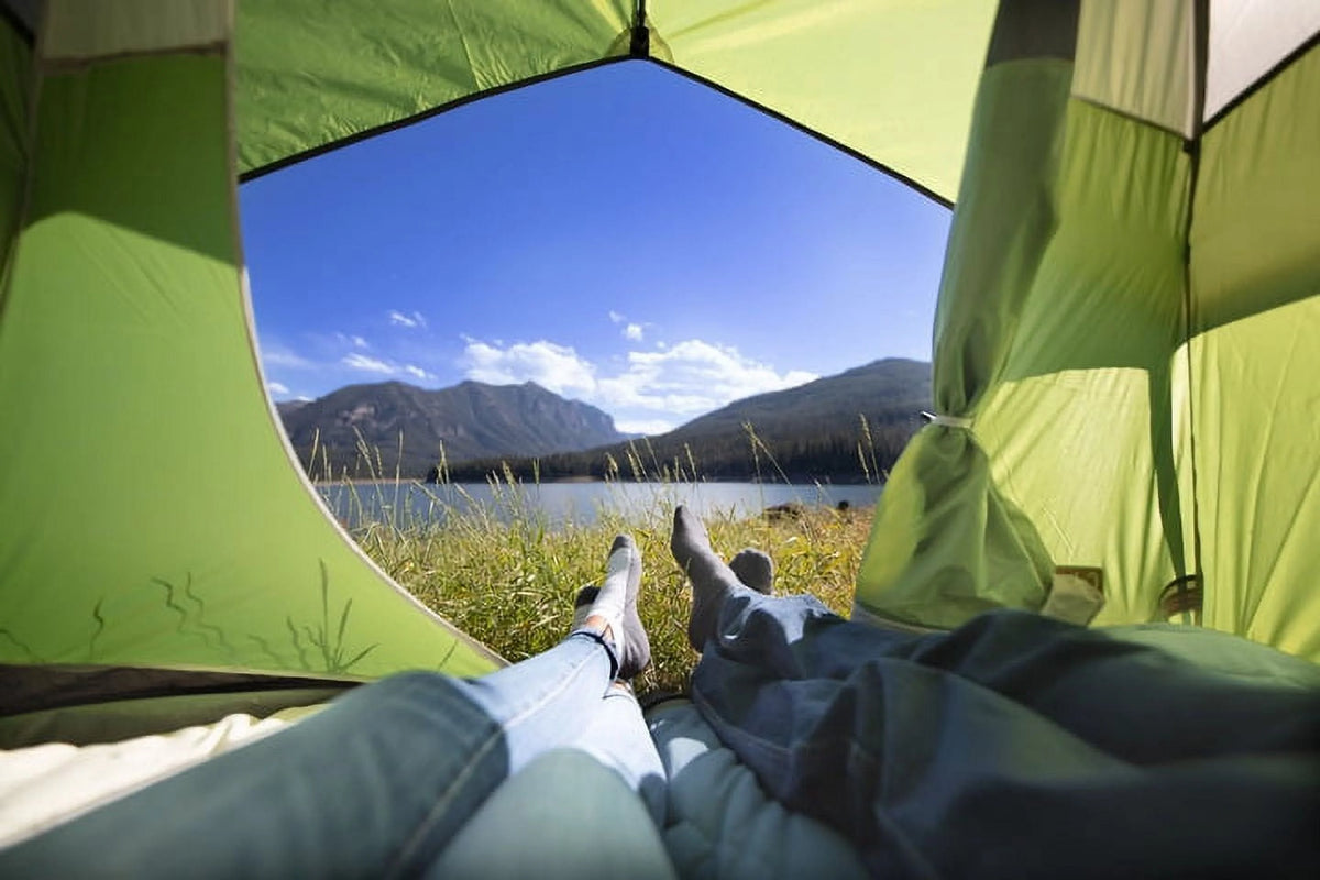 4-Person Dome Camping Tent, Green I4877