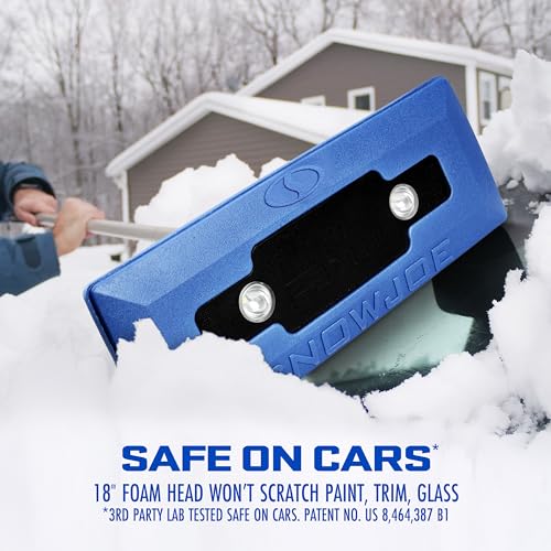 18-Inch Foam Head Snow Broom Ice Scraper K763