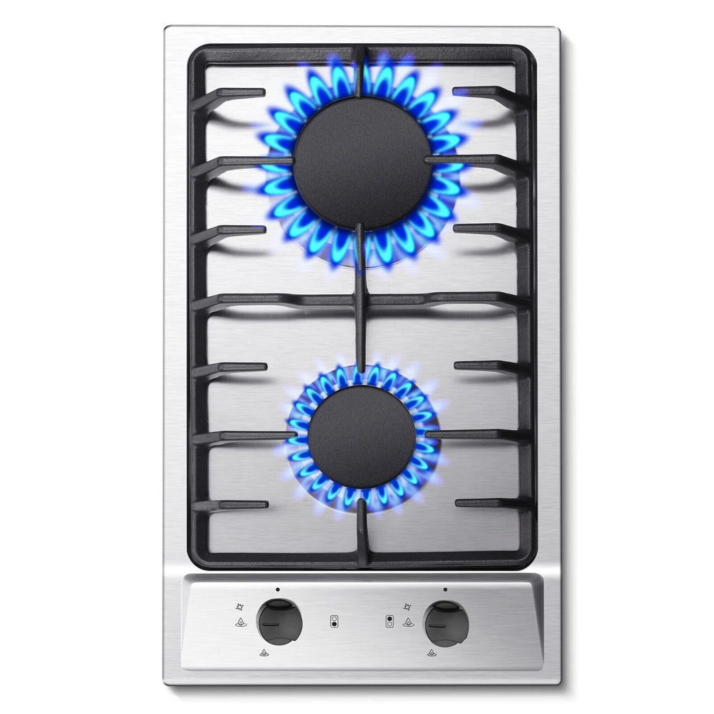 2-Burner 12 inch Stainless Steel Gas Cooktop X272