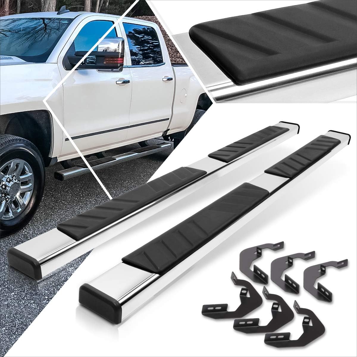 5 Inch Stainless Steel Running Boards Side Steps S105356