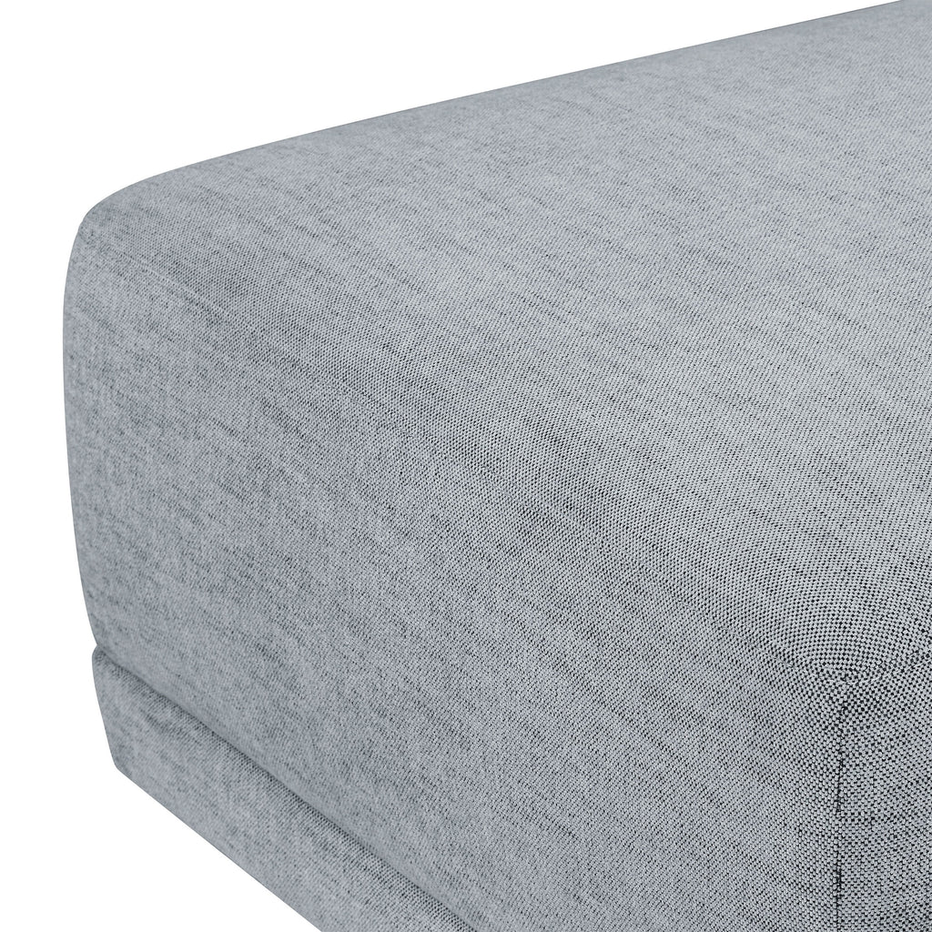 Gray Fabric Modular Sectional Sofa with Ottoman Z4149