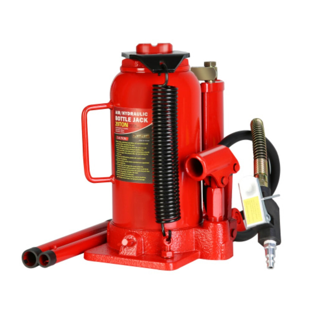 20 Ton Air Hydraulic Bottle Jack with Manual Hand Pump I96364