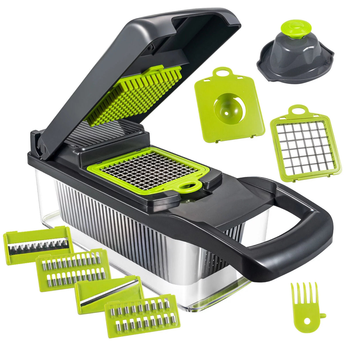 Vegetable Chopper Mandoline Slicer Food Dicer with Container G2947
