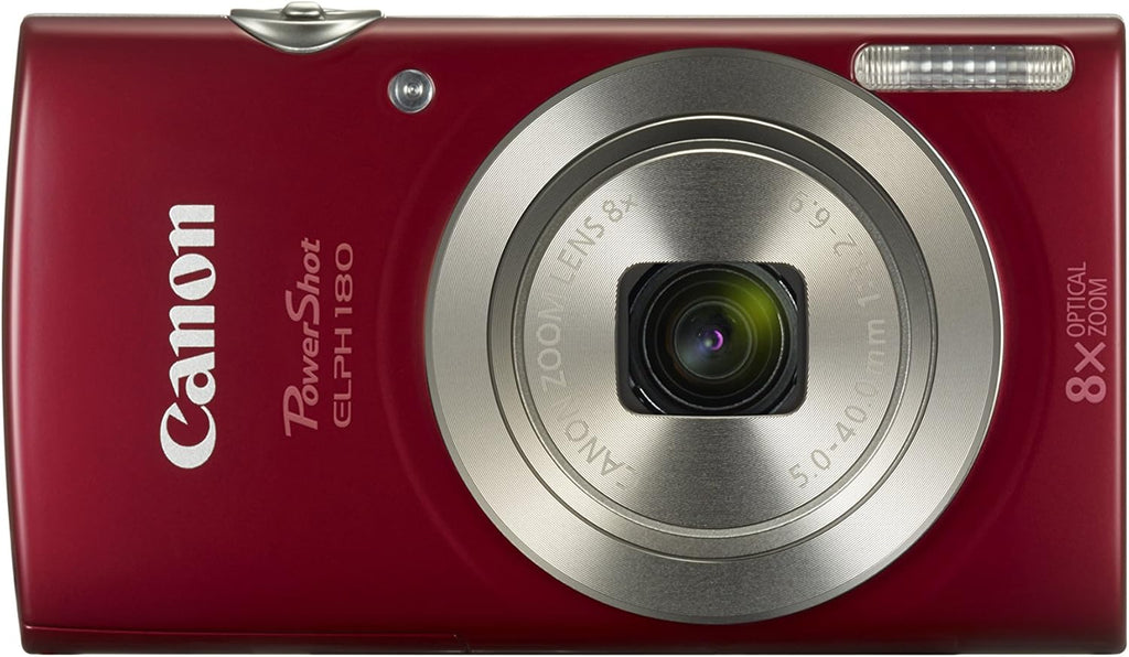 Red Digital Camera with Image Stabilization H292946