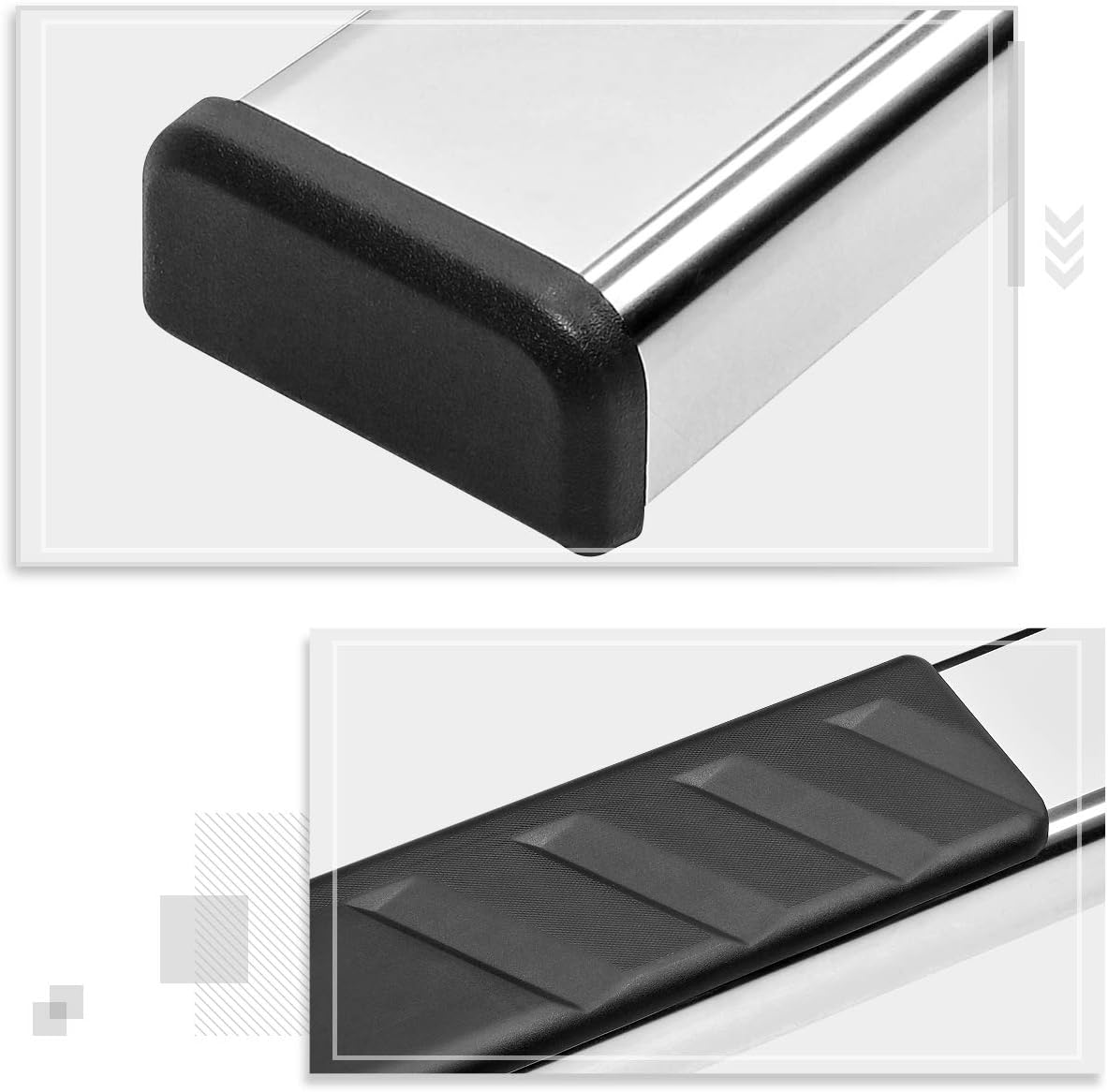 5 Inch Stainless Steel Running Boards Side Steps S105356