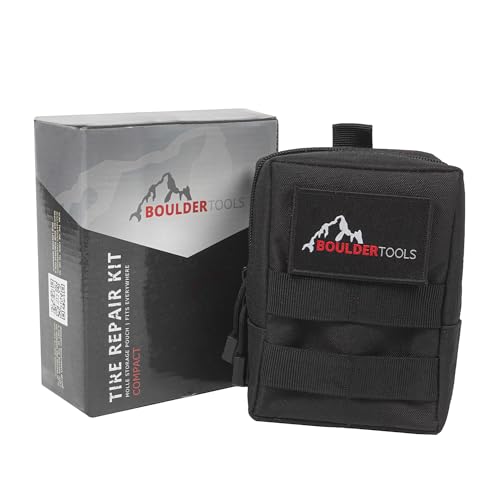 Compact Tire Repair Kit with Molle Storage Pouch I1347