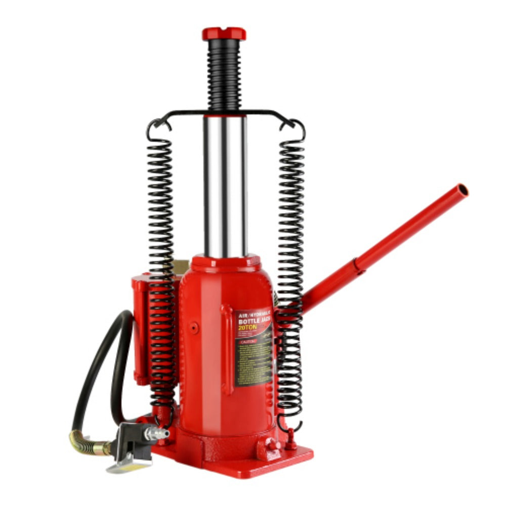 20 Ton Air Hydraulic Bottle Jack with Manual Hand Pump I96364