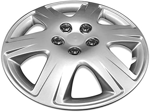 15 inch Silver Hubcap Wheel Cover Pack of 2 I352
