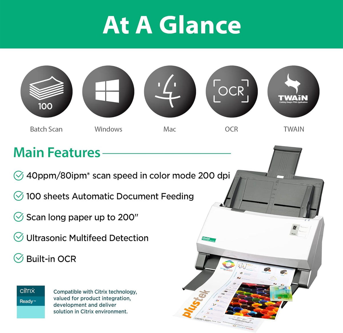 Duplex Document Scanner R368770