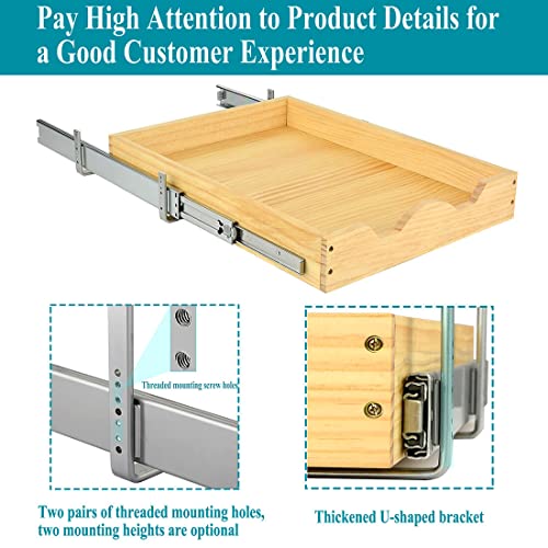 14"W x 21"D Pull Out Cabinet Drawers U32598