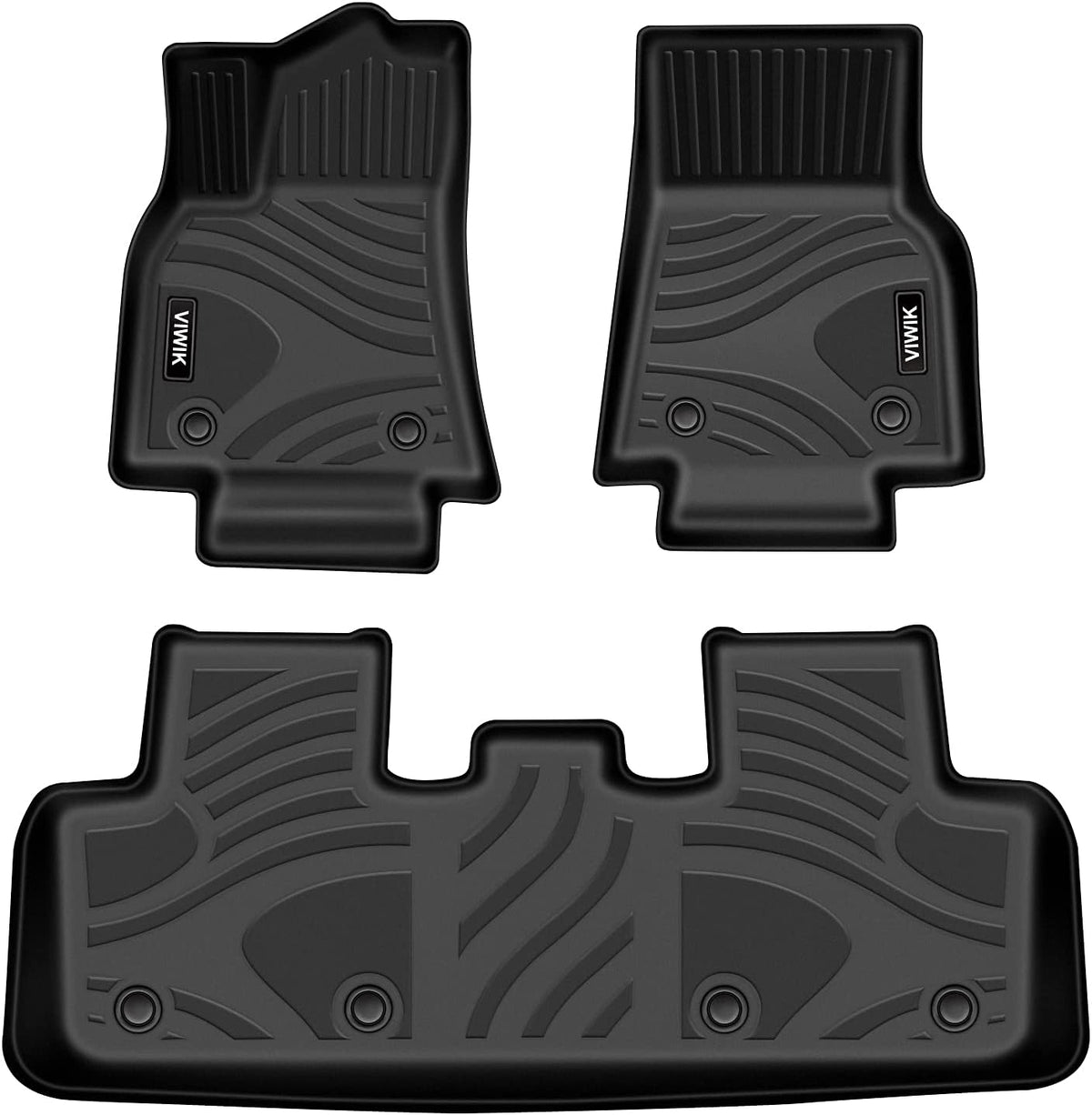 Black TPE Car Floor Mats Y301