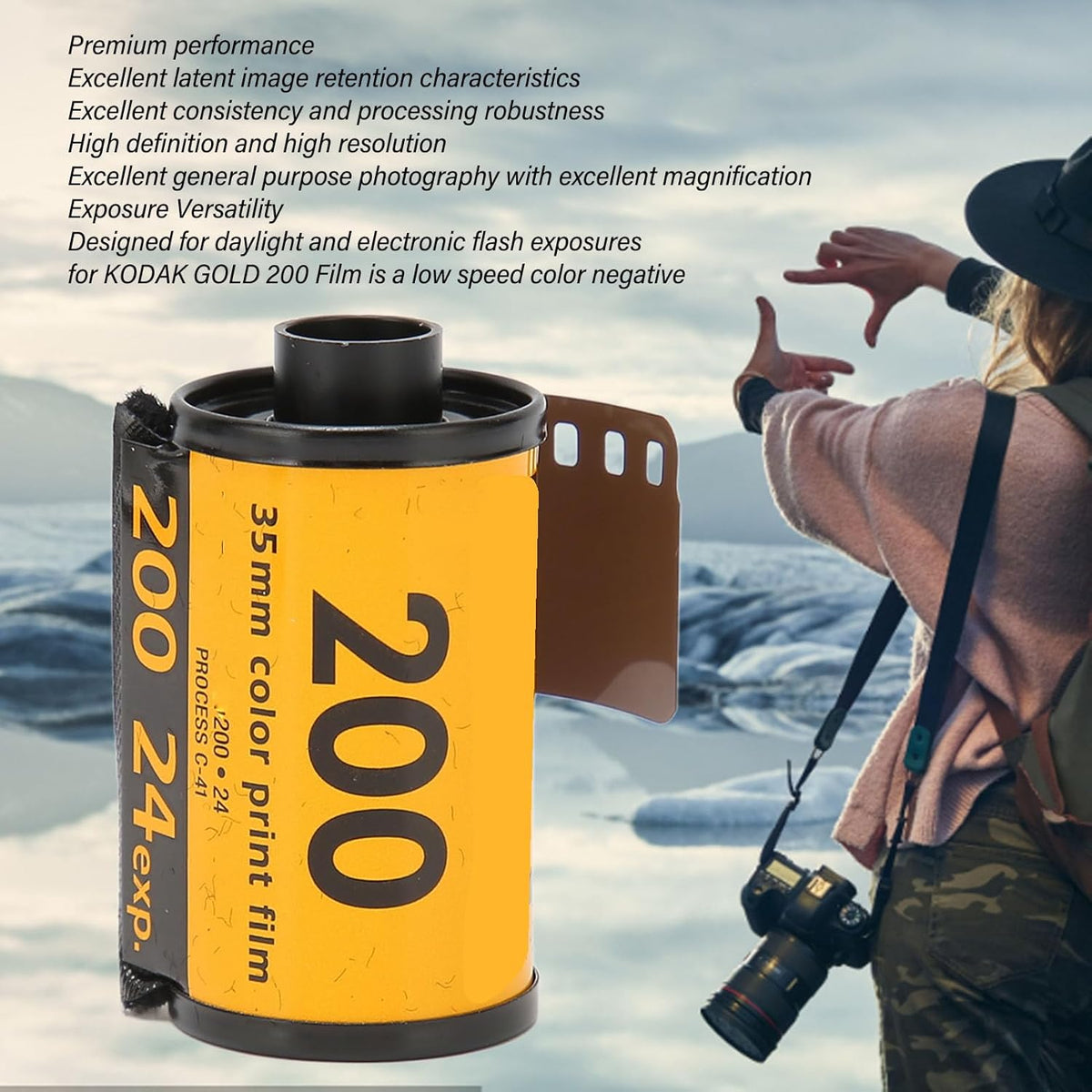 Color Negative Film ISO 200 24 Exposures 35mm Film U9243