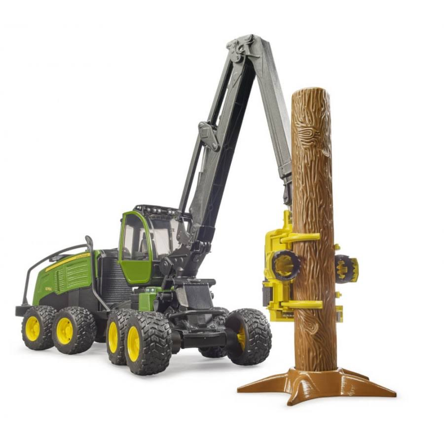 John Deere 1270g Harvester with Tree Trunk O872
