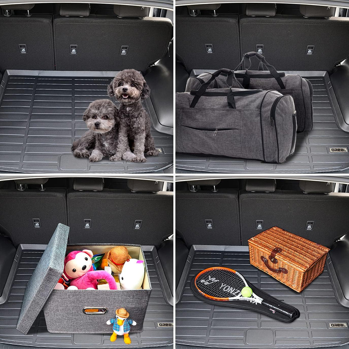 Black Trunk Mat Cargo Liner Floor Cover M528059