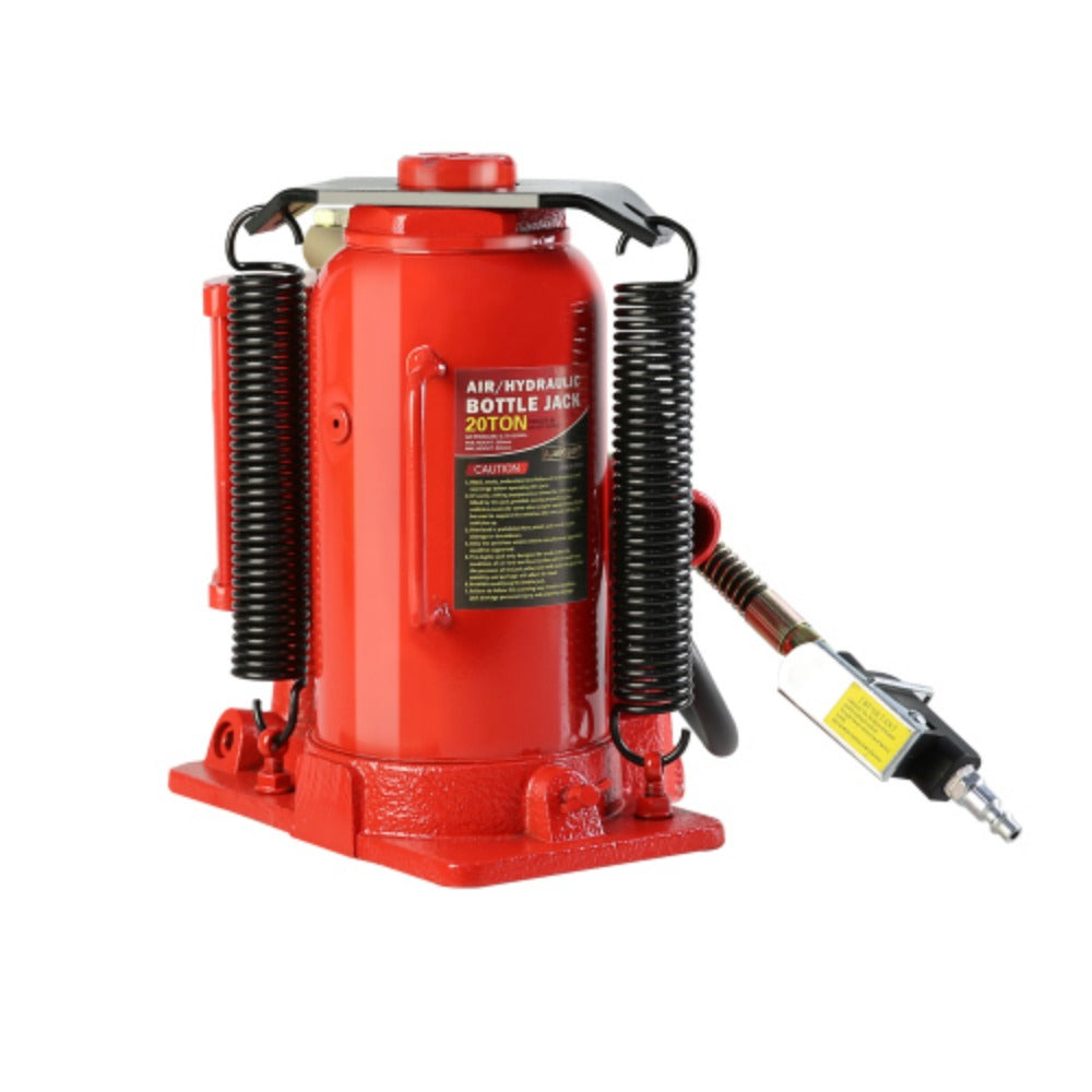 20 Ton Air Hydraulic Bottle Jack with Manual Hand Pump I96364