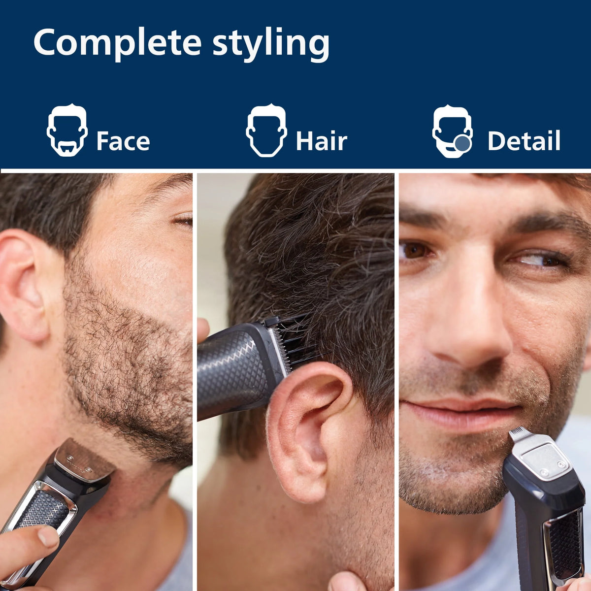 13 Piece Mens Grooming Kit for Beard Face Nose and Ear Hair Y836753