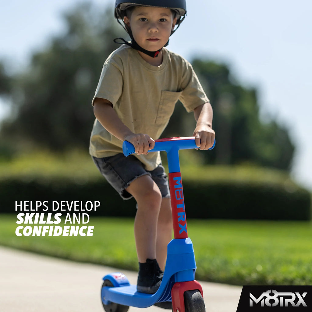 Two Wheel Kick Scooter for Kids and Toddlers, Blue R48491
