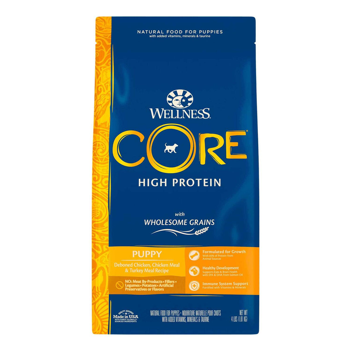 High Protein Wholesome Grains Puppy Dry Dog Food P66646