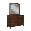 Brown Solid Wood Six Drawer Double Dresser A544146