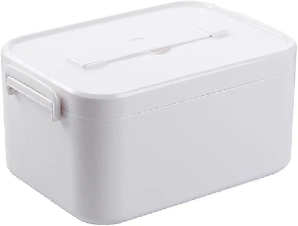 White Double-Layer Portable First-aid Kit T602
