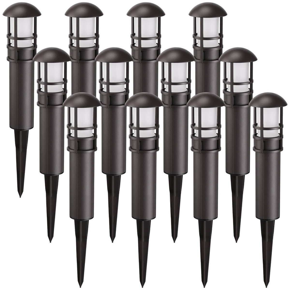 12 Pack Low Voltage LED Landscape Light C87537