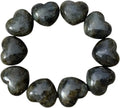 Polished Labradorite Crystal Hearts V750763