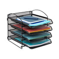 Black Metal Mesh Paper Tray O850104