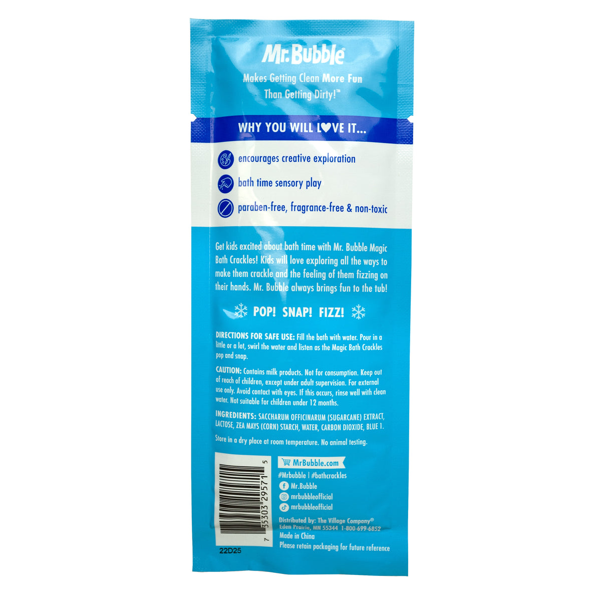 Mr. Bubble Nice Crackles Packets F5622