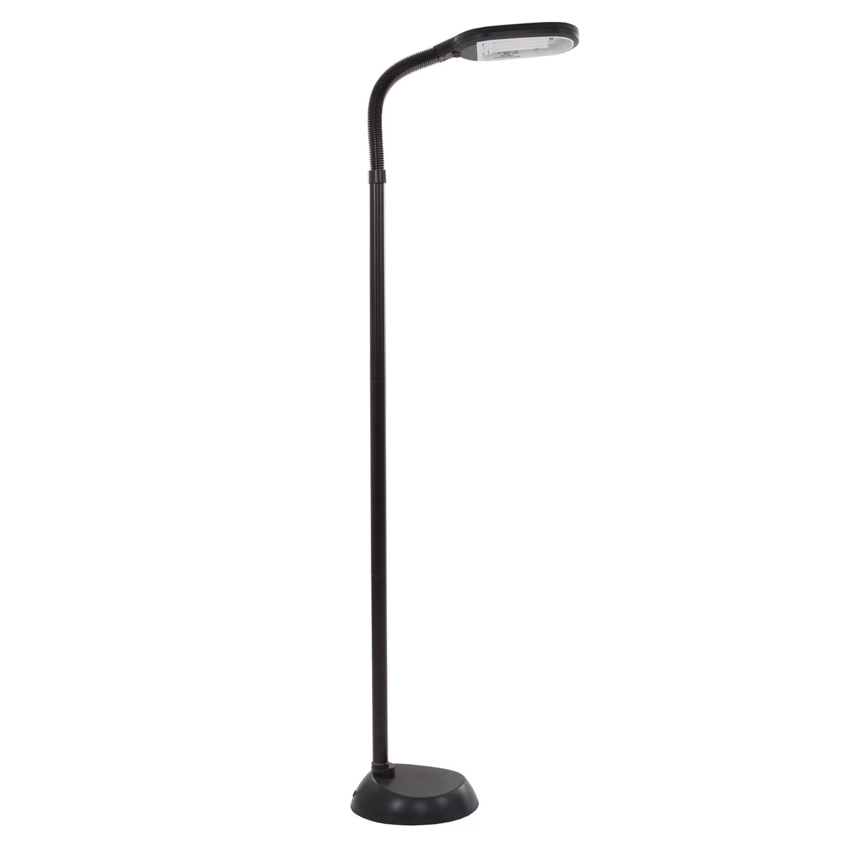 Black Floor Lamp with Bendable Neck J900955