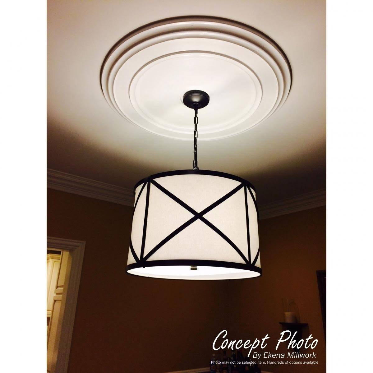 27 7/8x22OD x 3 7/8x22ID x 2 1/2x22P Egg & Dart Ceiling Medallion S11199