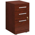 Engineered Wood 3-Drawer Mobile Filing Cabinet W106