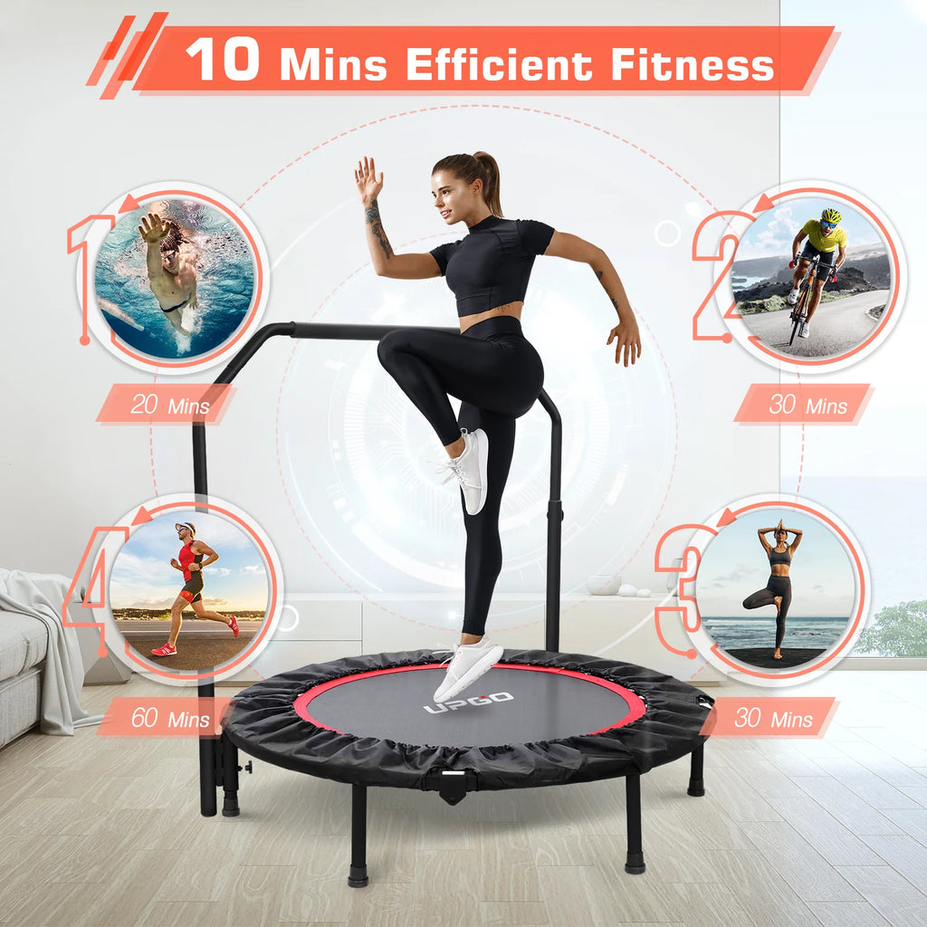 40 Foldable Trampoline with Adjustable Foam Handle E358