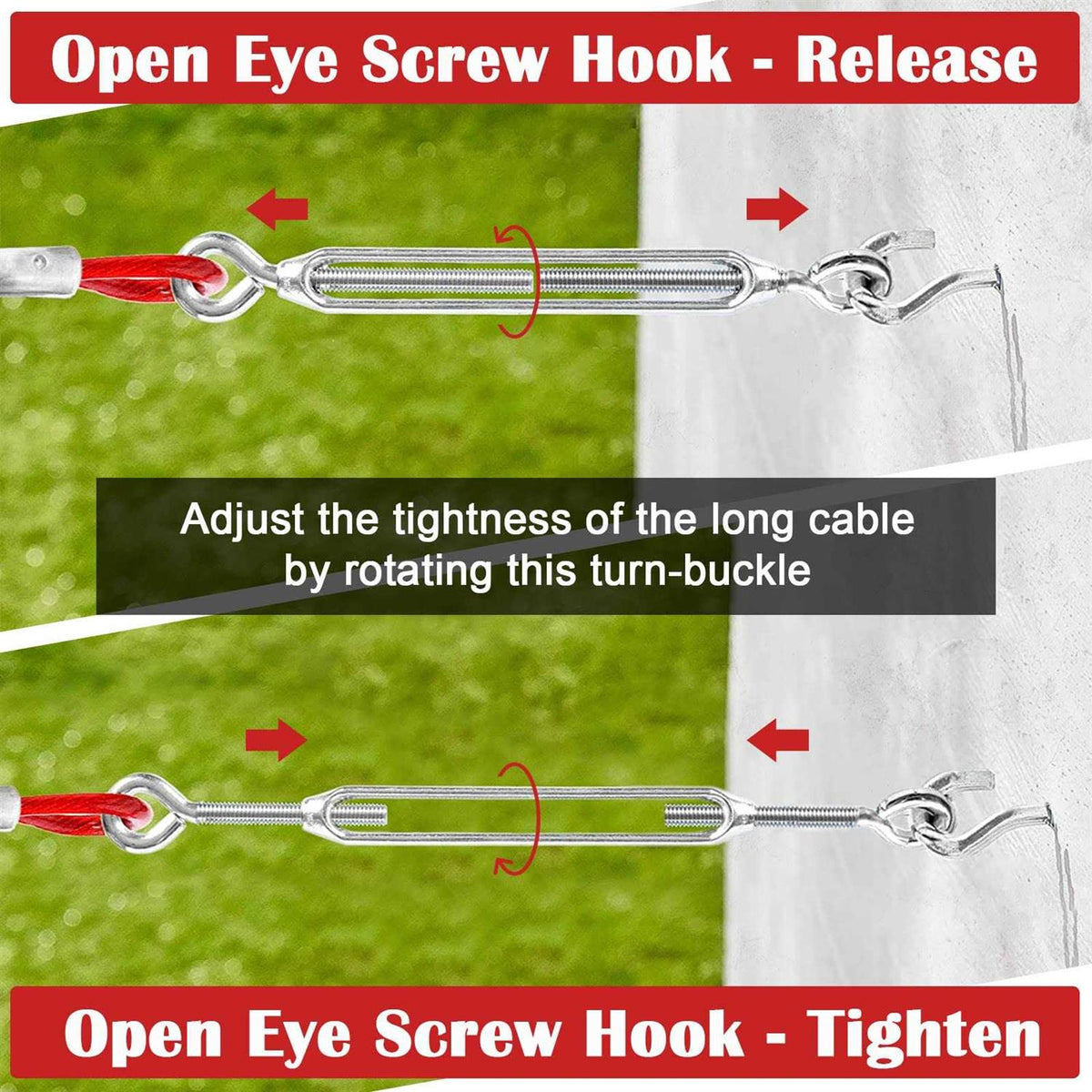 100FT Dog Tie Out Cable D3657