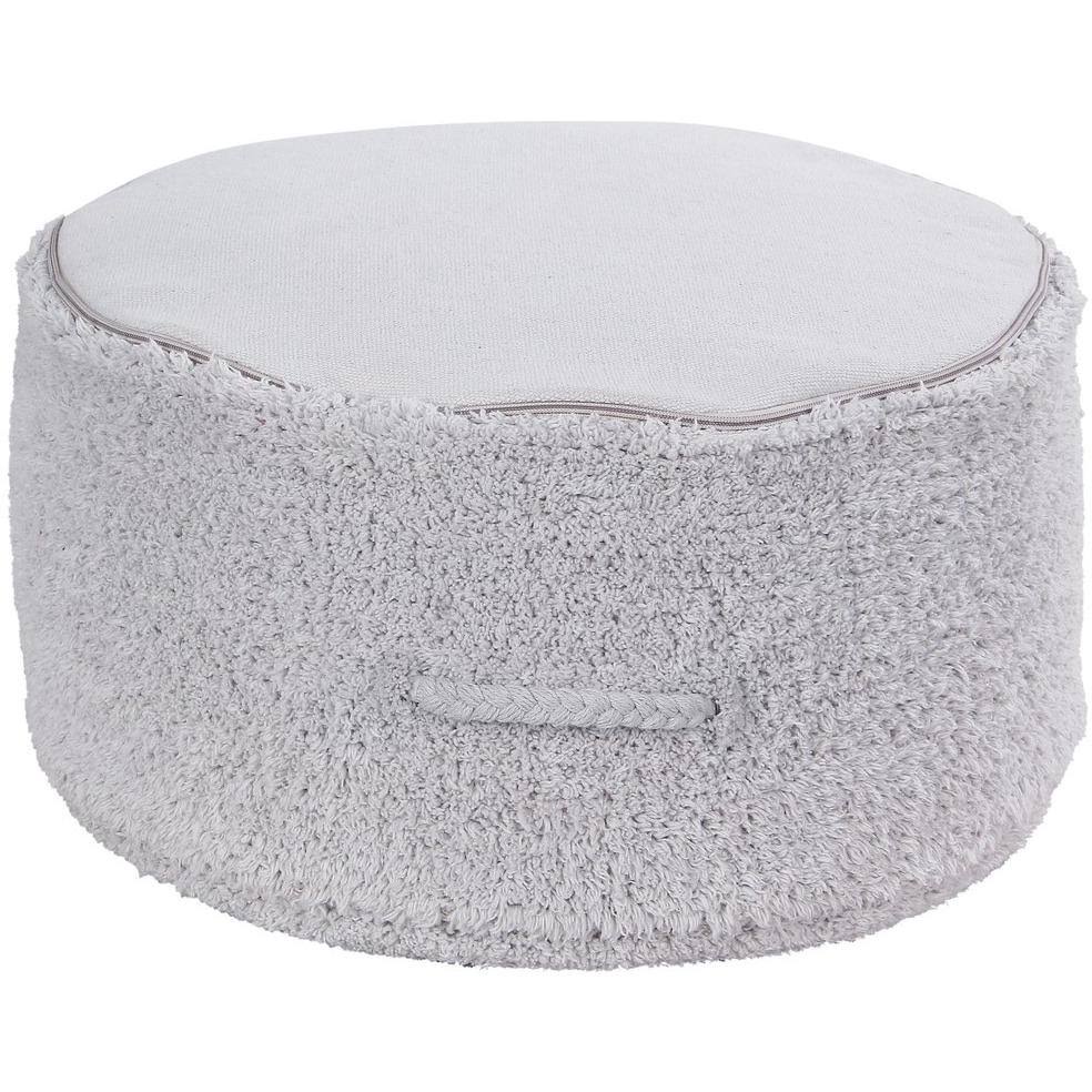 Pearl Grey Pouffe L4612