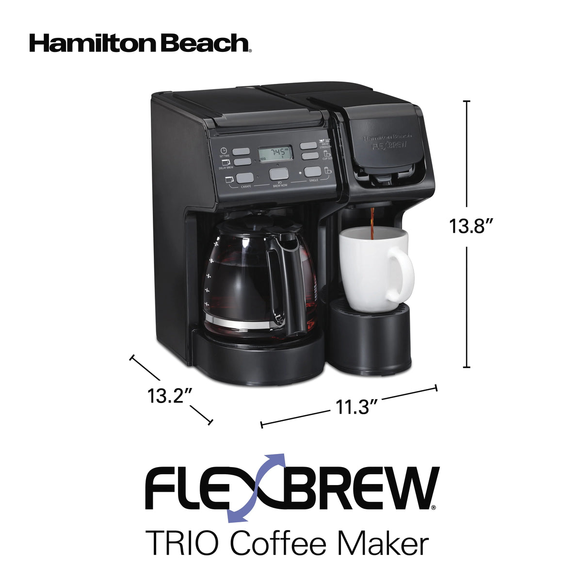 Black Coffee Maker V5053